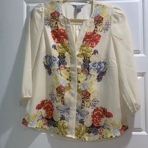 H&M size 6 floral shirt